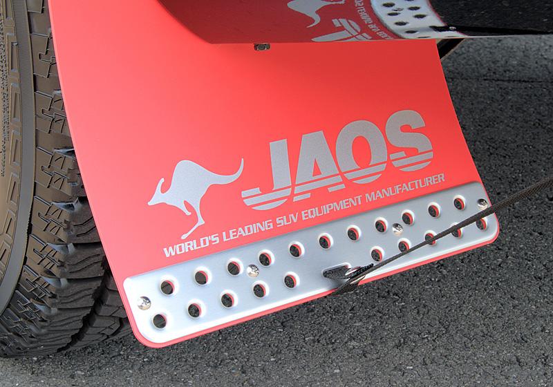JAOS JAOS マッドガードⅢ フロントセット レッド デリカ D:5 ｜ 製品